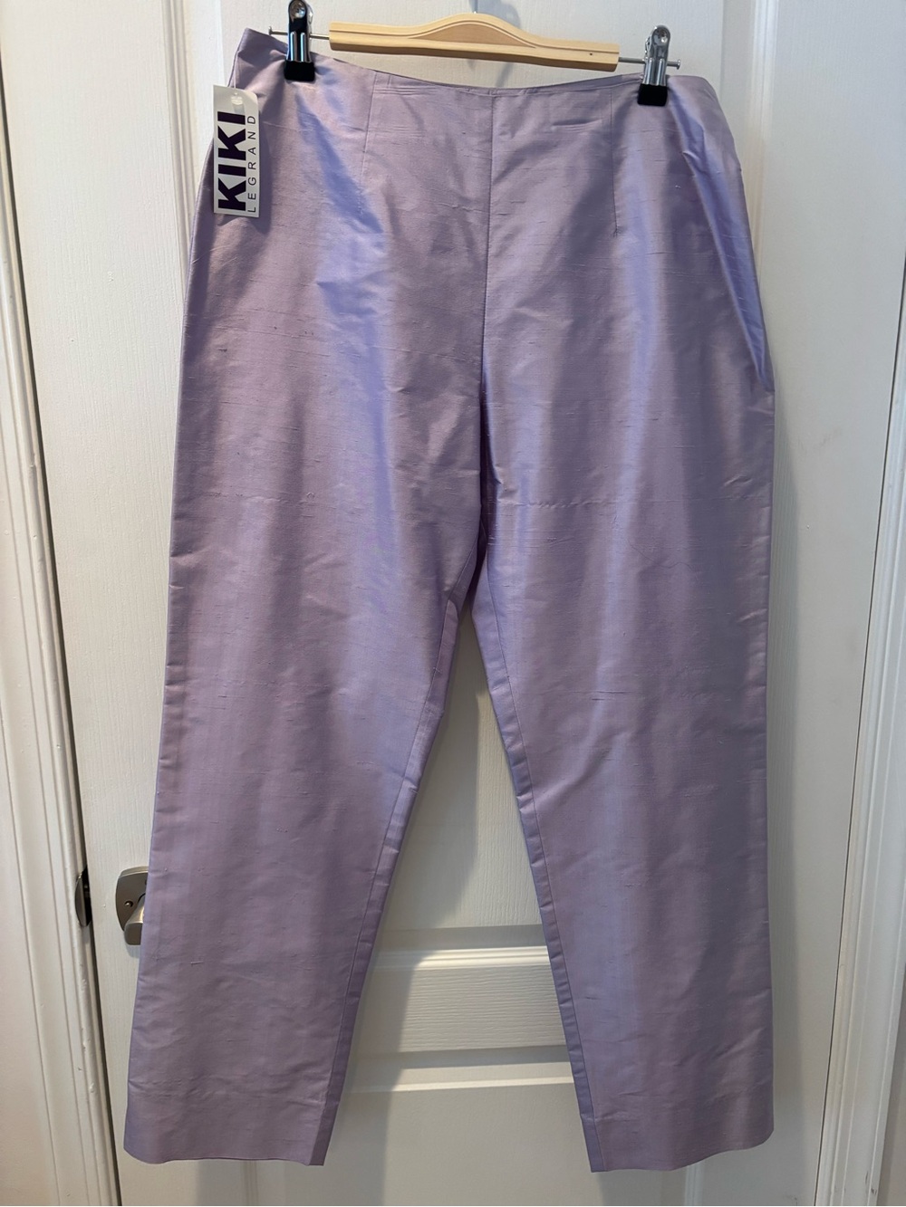 Kiki by Ergegrand Lavender Cropped Ankle Pants